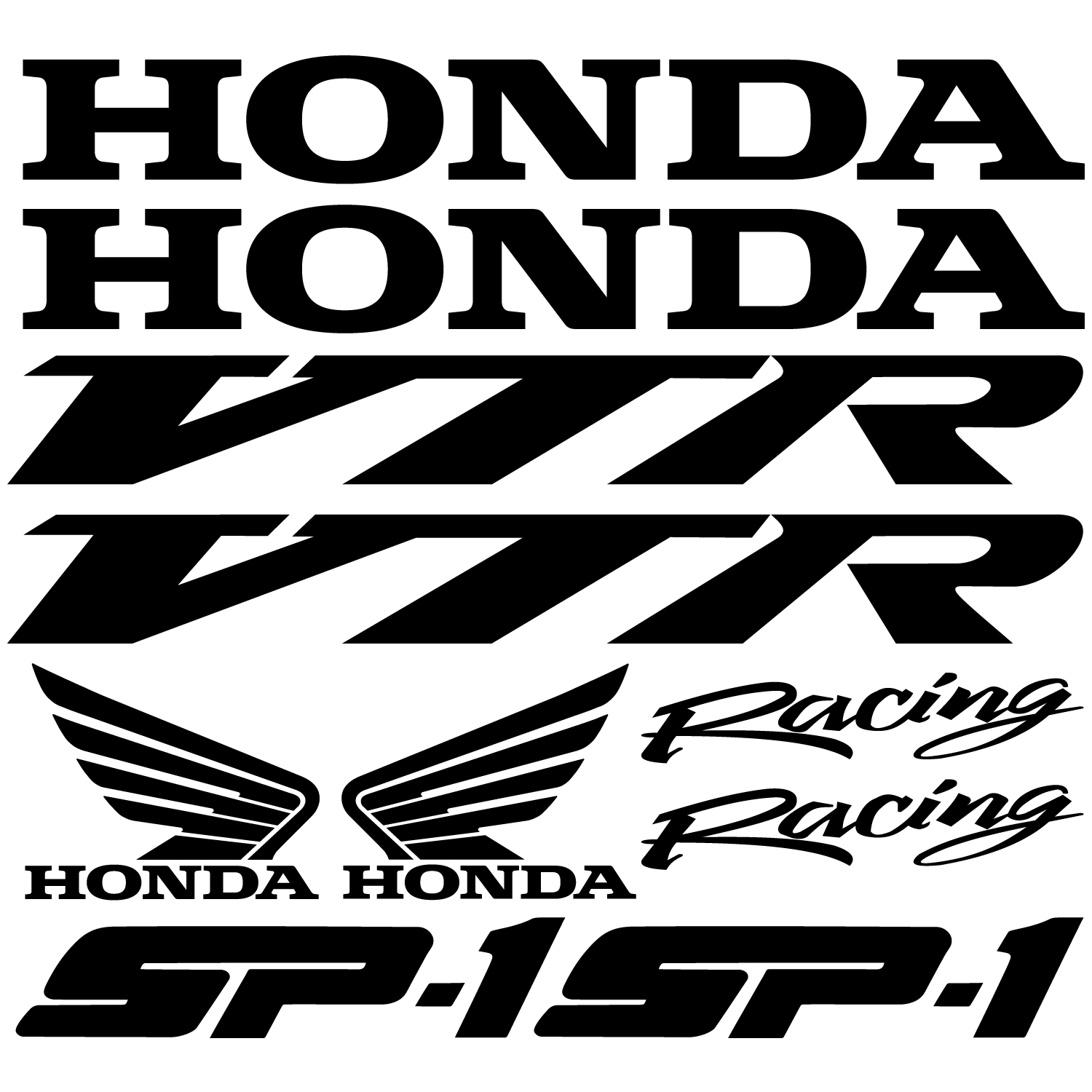Honda Vtr Aufkleber wandtattoos folies honda vtr sp1 aufkleber set Honda Vtr Aufkleber wandtattoos folies honda vtr sp1 aufkleber set