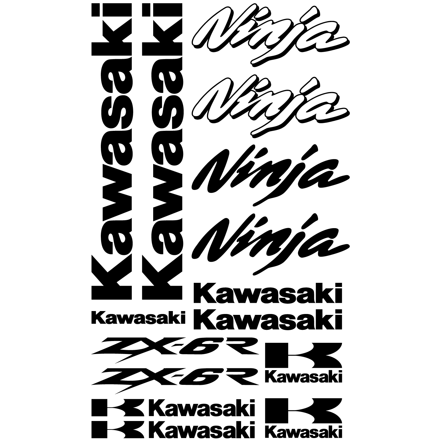 Zx6r Aufkleber Set wandtattoos folies kawasaki ninja zx 6r aufkleber set Zx6r Aufkleber Set wandtattoos folies kawasaki ninja zx 6r aufkleber set