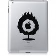 iPad 2 Aufkleber Flamme