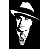 Wandtattoo Al Capone
