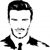 Wandtattoo David Beckham