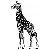 Wandtattoo Giraffe
