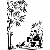 Wandtattoo Panda