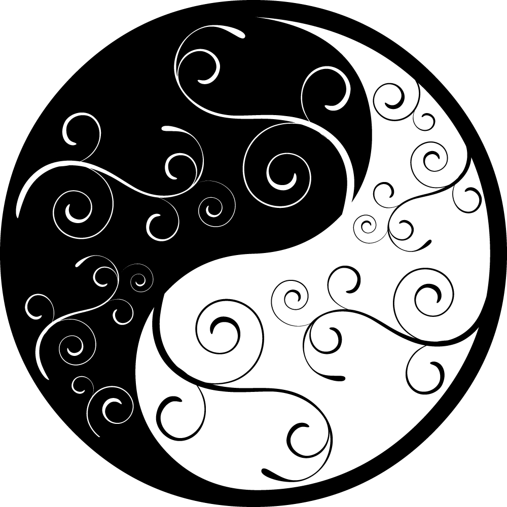 Wandtattoos folies : Wandtattoo Yin Yang