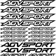 Agvsport Aufkleber-Set