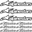 Alpinestars Aufkleber-Set