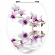 Aufkleber für Toilettendeckel Orchidee