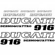 Ducati 916 Desmo Aufkleber-Set