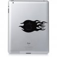 iPad 2 Aufkleber Flamme