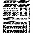 Kawasaki ER-6f Aufkleber-Set