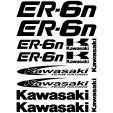 Kawasaki ER-6n Aufkleber-Set