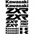 Kawasaki ZXR 750 Aufkleber-Set