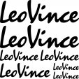 LeoVince Aufkleber-Set