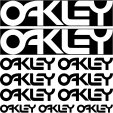 Oakley Aufkleber-Set
