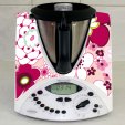 Thermomix TM31 Aufkleber Blumen