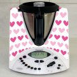 Thermomix TM31 Aufkleber Herzen