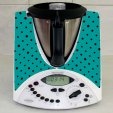 Thermomix TM31 Aufkleber türkis