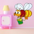 Wandsticker Bienen Set