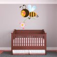 Wandsticker Bienen Set