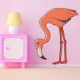 Wandsticker rosa Flamingo