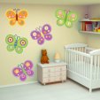 Wandsticker Schmetterling Set