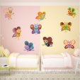 Wandsticker Schmetterling Set