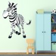 Wandsticker Zebra