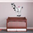 Wandsticker Zebra