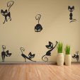 Wandtattoo Katze Set