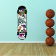 Wandtattoo Skateboard