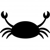 Tafelfolie Krabbe
