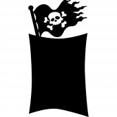 Tafelfolie Pirat