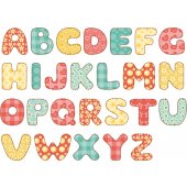 Wandsticker Alphabet