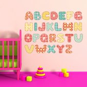 Wandsticker Alphabet