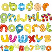 Wandsticker Alphabet Set