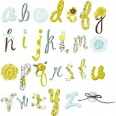 Wandsticker Alphabet Set