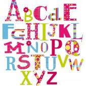 Wandsticker Alphabet Set