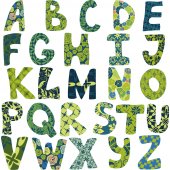 Wandsticker Alphabet Set