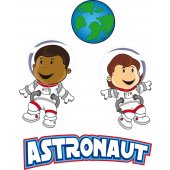 Wandsticker Astronauten