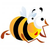 Wandsticker Bienen Set