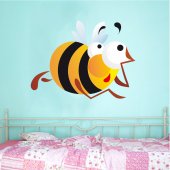 Wandsticker Bienen Set