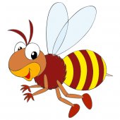 Wandsticker Bienen Set