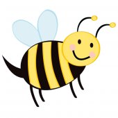 Wandsticker Bienen Set