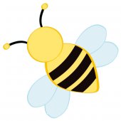 Wandsticker Bienen Set