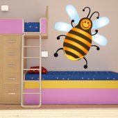 Wandsticker Bienen Set