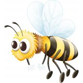 Wandsticker Bienen Set