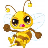 Wandsticker Bienen Set