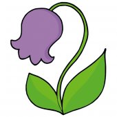 Wandsticker Blume