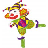 Wandsticker Clown