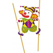 Wandsticker Clown